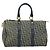 Borsa Boston in tela Trotter Christian Dior blu navy oro Auth ep9664 D'oro - vista 2