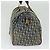 Borsa Boston in tela Trotter Christian Dior blu navy oro Auth ep9664 D'oro - vista 4