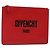 Borsa Clutch GIVENCHY in pelle rossa argento Auth bs27868 Rosso