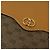 Gucci Borsa a Spalla Micro GG Supreme PVC Beige Oro 001 115 4001 Auth gh314 D'oro - vista 14