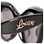LOEWE - Occhiali da sole Curvy Loewe in plastica nera Nero - vista 4