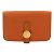 Estuche para llaves y monedero Dogon de Hermès Naranja