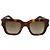 Saint Laurent Brown Tortoise Gradient Classic Slim Sunglasses