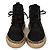 Espadrillas in rete nera Balenciaga con lacci Nero