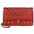 Borsa Chanel Coral Medium Classic in vernice con doppio flap Corallo