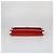 Clutch casual in chevron rosso Chanel - vista 4