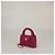 Chanel Mini Kelly Einkaufstasche aus fuchsia gestepptem Denim Fuschia - Ansicht 2