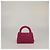 Chanel Mini Kelly Einkaufstasche aus fuchsia gestepptem Denim Fuschia - Ansicht 3