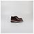 Sneakers Derby a piattaforma in brogue marrone Prada - vista 3