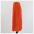Falda Midi Plisada Naranja Charlie Joseph - vista 2