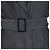 Schwarzes Sandro Mini-Kleid mit Jacquard-Logo und Samtkragen - Ansicht 4