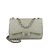 Borsa Chanel Jumbo Classic in caviar trapuntato verde menta
