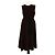 Abito midi senza maniche in corda bordeaux Lanvin