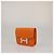 Cartera Slim Constance en Epsom Naranja de Hermès - vista 3