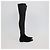 Botas negras altas de punta afilada Chanel Negro - vista 3