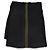 Elie Saab Schwarz/Gold Logo Streifen Schal