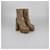 Botas de tacón bloque de python marrón/beige Saint Laurent Castaño  - vista 2