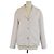 Langarmjacke mit cremefarbenen Metallknöpfen von Hermès Roh