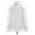 Polo bianco a maniche lunghe con bottoni frontali Louis Vuitton