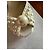 Décolleté con plateau Jimmy Choo in pelle bianca con perle Bianco - vista 18