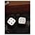 Chrome Hearts Dés de jeu en argent Chrome Heart Argenté - vue 3