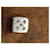 Chrome Hearts Dés de jeu en argent Chrome Heart Argenté - vue 4