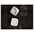 Chrome Hearts Dés de jeu en argent Chrome Heart Argenté - vue 8