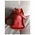 Borsa Céline Nano Luggage rossa in pelle di agnello Rosso - vista 4