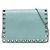 Borsa a Spalla Valentino Rockstud Chain Verde