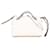 Fendi Mini By the Way Jeweled Handbag Cream Leather  ref.2367581