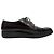 Prada Schnür-Brogue-Schuhe aus burgunderfarbenem Leder