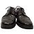 Prada Schnür-Brogue-Schuhe aus burgunderfarbenem Leder - Ansicht 2