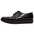 Prada Schnür-Brogue-Schuhe aus burgunderfarbenem Leder - Ansicht 3