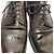 Prada Schnür-Brogue-Schuhe aus burgunderfarbenem Leder - Ansicht 9
