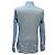 Ermenegildo Zegna Button-Down-Hemd aus blauer Baumwolle Hellblau - Ansicht 3