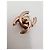 CHANEL chiusura  CC turnlock oro rosa D'oro - vista 2