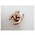 CHANEL chiusura  CC turnlock oro rosa D'oro - vista 4