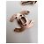 CHANEL chiusura  CC turnlock oro rosa D'oro - vista 8