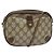 Borsa a Spalla Gucci GG Supreme Web Sherry Line PVC Beige 156 02 066 Auth bs27644 D'oro