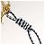 LOUIS VUITTON Charm Nautical Knots Pelle Blu Bianco oro M01816 LV Auth 131098 D'oro - vista 5