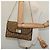 Borsa a spalla in tela Trotter Christian Dior con catena marrone Auth 131653 - vista 20