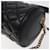 Versace Ketten-Schultertasche aus schwarzem Leder mit Gold Auth 130258 Golden  - Ansicht 16