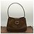 Céline Borsa a Spalla CELINE Pelle Verniciata Khaki Argento Auth ep9681 Cachi - vista 25