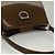 Céline Borsa a Spalla CELINE Pelle Verniciata Khaki Argento Auth ep9681 Cachi - vista 6