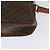 Céline Borsa a spalla in tela Macadam CELINE in pelle PVC marrone oro Auth 131702 D'oro - vista 13