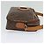 Céline Borsa a spalla in tela Macadam CELINE in pelle PVC marrone oro Auth 131702 D'oro - vista 5