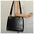 Borsa a Spalla Gancini in Pelle Nera e Oro Salvatore Ferragamo Auth gh274 Nero D'oro - vista 21