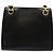 Borsa a Spalla Gancini in Pelle Nera e Oro Salvatore Ferragamo Auth gh274 Nero D'oro - vista 3