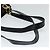 Borsa a Spalla Gancini in Pelle Nera e Oro Salvatore Ferragamo Auth gh274 Nero D'oro - vista 7