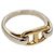 Ring Hermès Anello HERMES Shane Duncle Ag925 Taglia 49 Argento Oro Auth 130538M